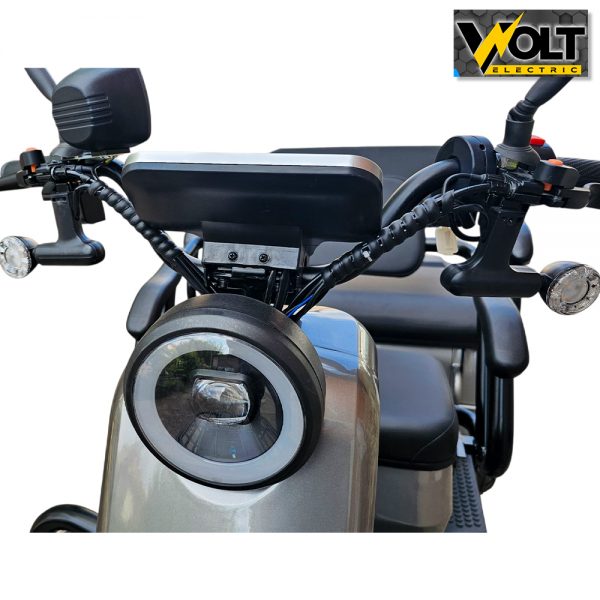 dvumestna kargo trikolka bullmax b10 siva 8