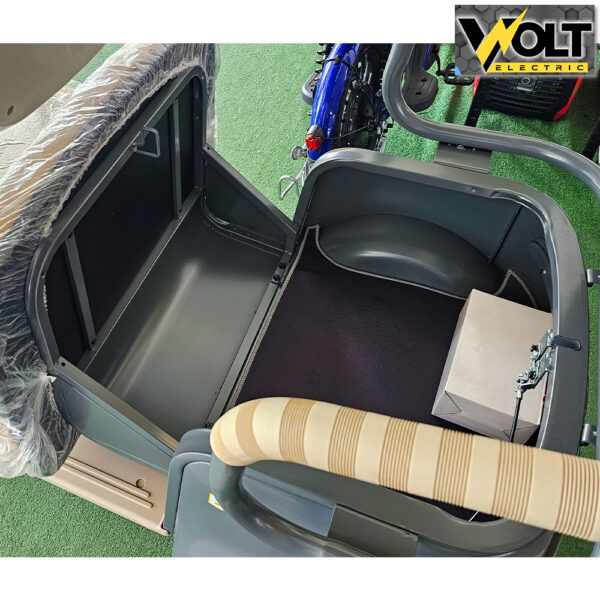 Двуместна електрическа триколка с покрив bullmax cruiser 2, 3000w, 72v, ce сертификат