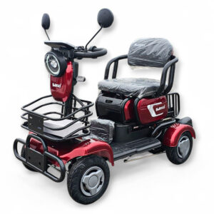 Електрическа четириколка bullmax a9, рекуперация, магнитна спирачка, 1500w, 48v/20ah, синя