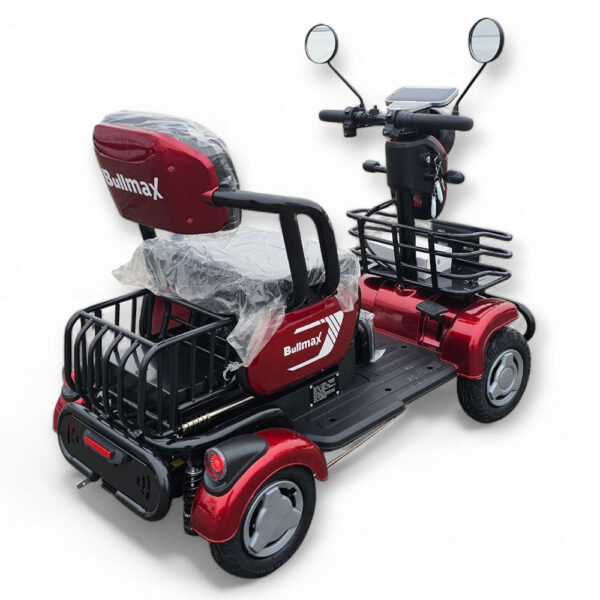 Електрическа четириколка bullmax a9, рекуперация, магнитна спирачка, 1500w, 48v/20ah