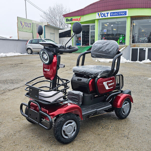 Електрическа четириколка bullmax a9, рекуперация, магнитна спирачка, 1500w, 48v/20ah