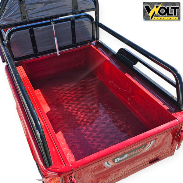 Електрическа cargo товарна триколка bullmax s 500, 60v, 20ah, 500кг. товароносимост, червена