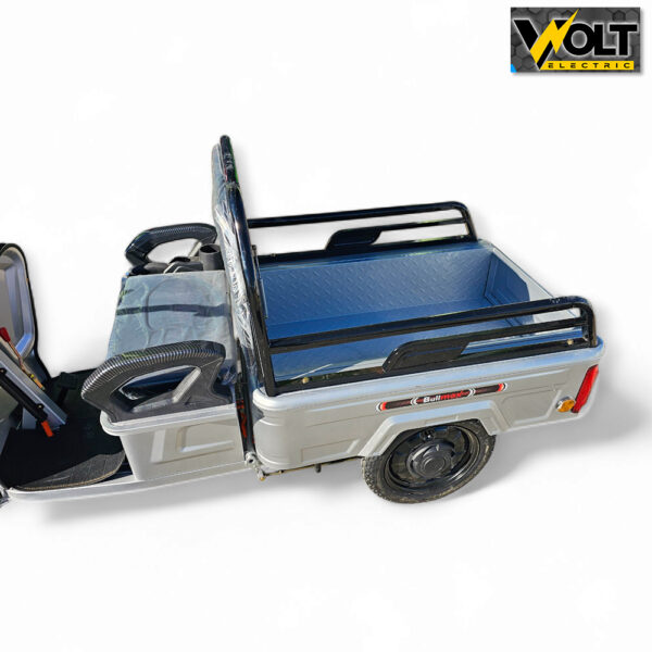 Електрическа cargo товарна триколка bullmax s 500, 60v, 20ah, 500кг. товароносимост, сив металик