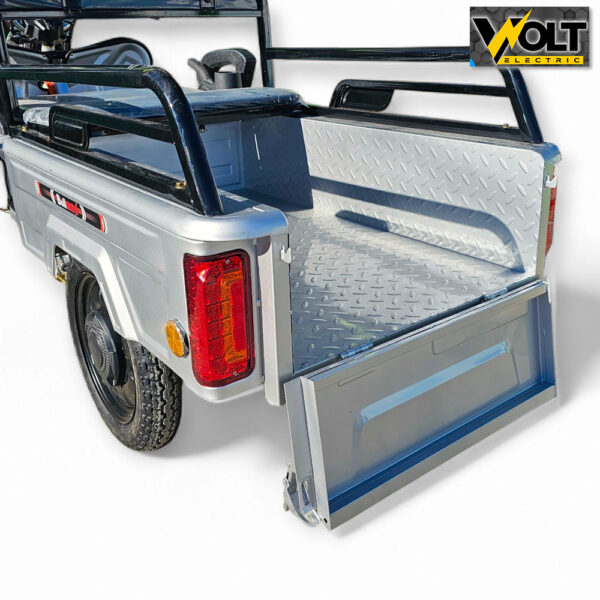 Електрическа cargo товарна триколка bullmax s 500, 60v, 20ah, 500кг. товароносимост, сив металик