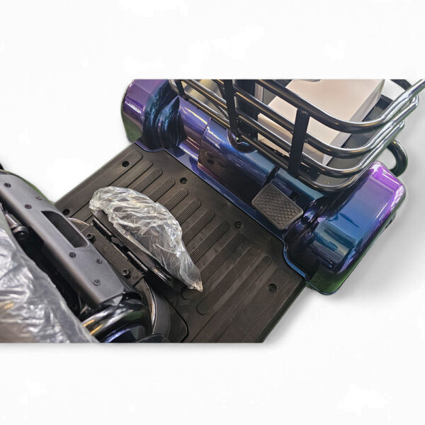 Електрическа четириколка bullmax a9, рекуперация, магнитна спирачка, 1500w, 48v/20ah, синя