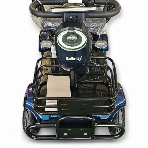 Електрическа четириколка bullmax a9, рекуперация, магнитна спирачка, 1500w, 48v/20ah, синя