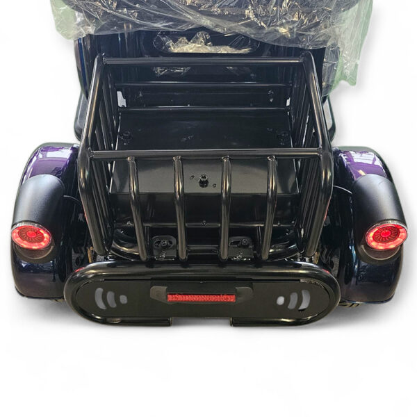 Електрическа четириколка bullmax a9, рекуперация, магнитна спирачка, 1500w, 48v/20ah, синя