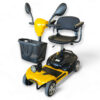 Инвалидна електрическа четириколка volt electric n1 maxi 500w с големи maxi гуми и преносима батерия, жълт