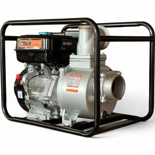 bullmax wp100, 4 цола професионална бензинова помпа с голям дебит, индустриална