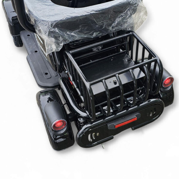 Електрическа четириколка bullmax a9, рекуперация, магнитна спирачка, 1500w, 48v/20ah, черна