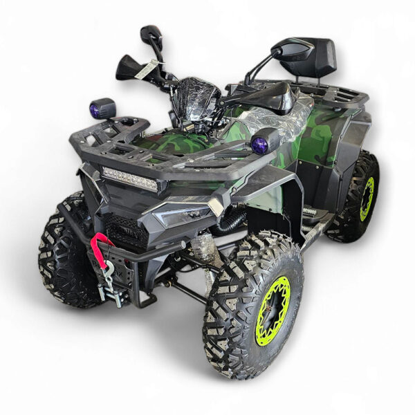 atv bullmax intruder 250cc, лебедка, теглич, r/n/d автоматик, full екстри, зелен камуфлаж