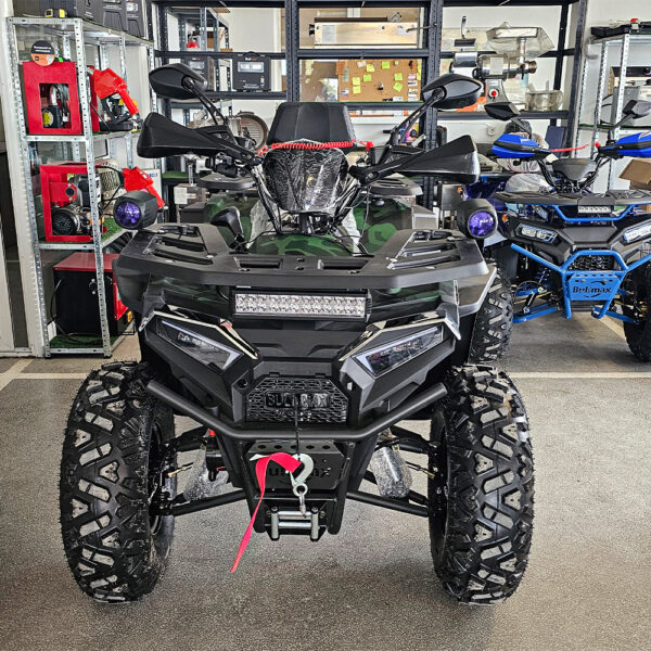 atv bullmax intruder 250cc, лебедка, теглич, r/n/d автоматик, full екстри, зелен камуфлаж