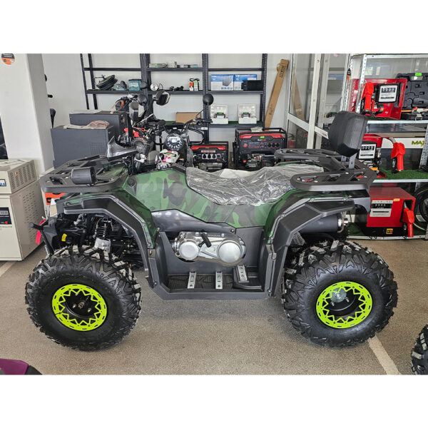 atv bullmax intruder 250cc, лебедка, теглич, r/n/d автоматик, full екстри, зелен камуфлаж