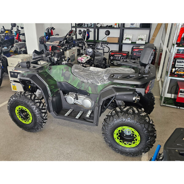 atv bullmax intruder 250cc, лебедка, теглич, r/n/d автоматик, full екстри, зелен камуфлаж