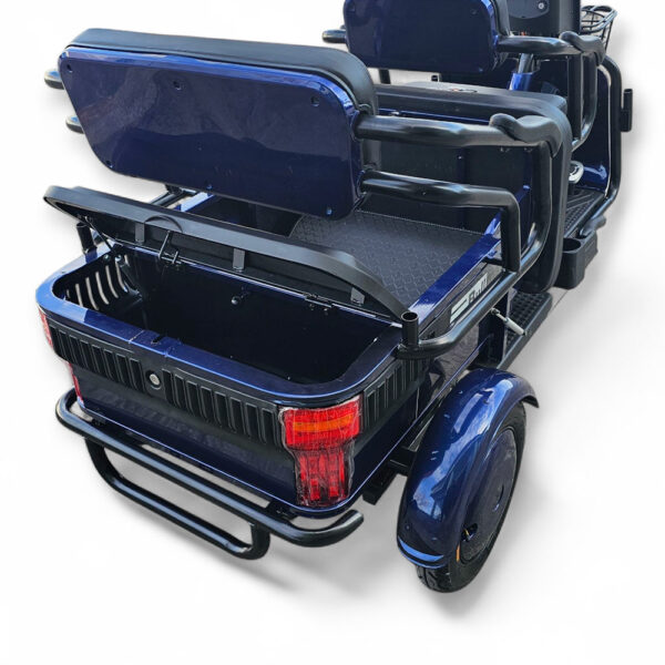 Триместна cargo електрическа триколка bullmax b10 2000w, 60v, 40ah