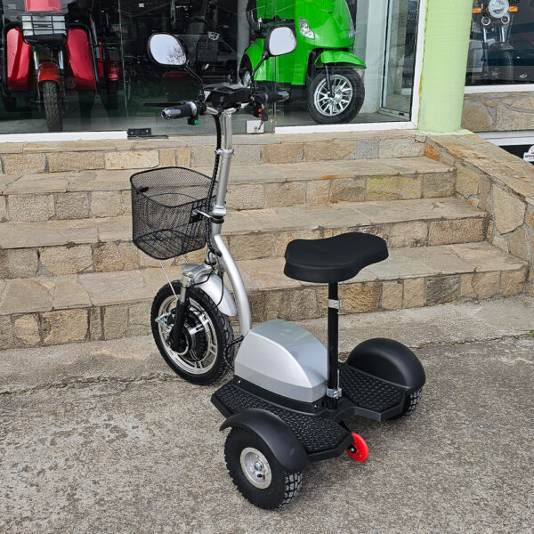 Електрическа триколка volt electric a2, 750w, 48v, сив металик