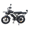 Двуместен електрически велосипед shadow rider x80 pro 48v, 15ah li ion, 20" fat bike