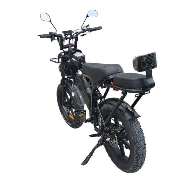 Двуместен електрически велосипед shadow rider x80 pro 48v, 15ah li ion, 20" fat bike