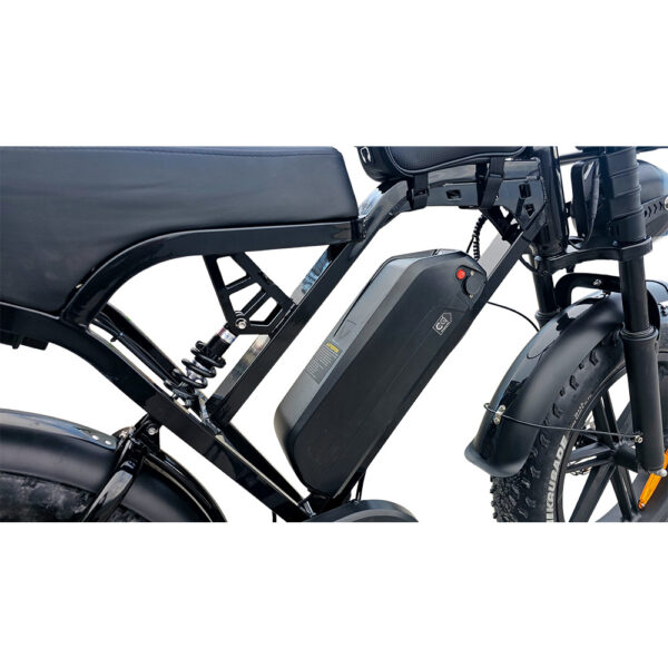 Двуместен електрически велосипед shadow rider x80 pro 48v, 15ah li ion, 20" fat bike