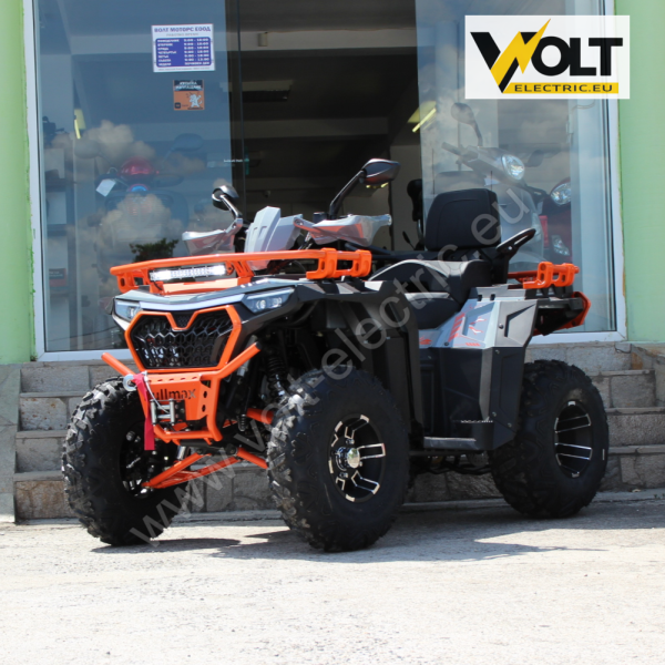 Бензиново АТВ 250сс bullmax fury, 7500rpm, автоматик, лебедка, теглич, orange