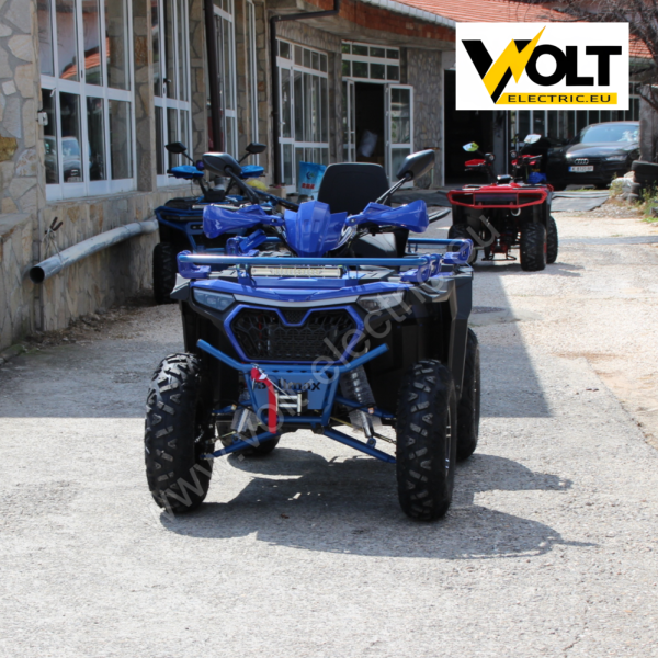 Бензиново АТВ 250сс bullmax fury, 7500rpm, автоматик, лебедка, теглич, blue