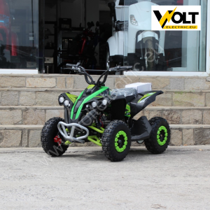 Детско електрическо atv nighthawk 1200w, 36v, три скорости , led, green