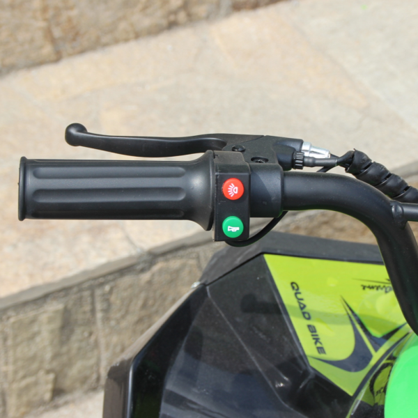 Детско електрическо atv nighthawk 1200w, 36v, три скорости , led, green