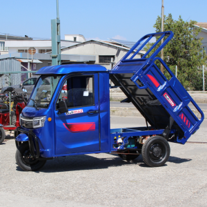 Електрическа товарна триколка cargo pro 4000w с кабина – товароносимост до 600 кг