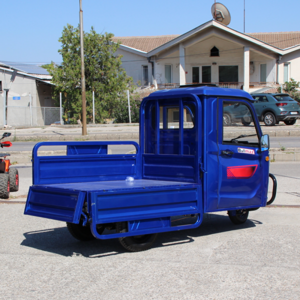 Електрическа товарна триколка cargo pro 4000w с кабина – товароносимост до 600 кг