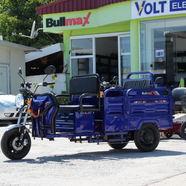 Електрическа карго триколка voltmax cargo pro 3500w – 600 кг товароносимост, 80 км пробег