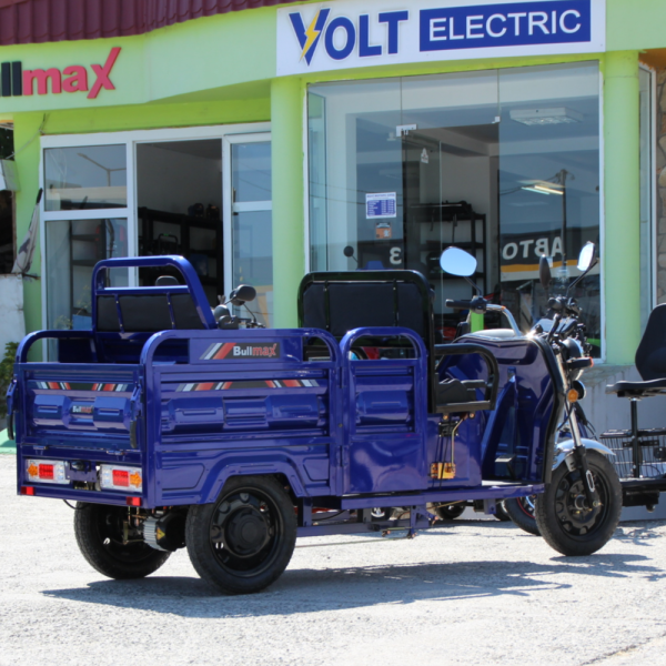 Електрическа карго триколка voltmax cargo pro 3500w – 600 кг товароносимост, 80 км пробег