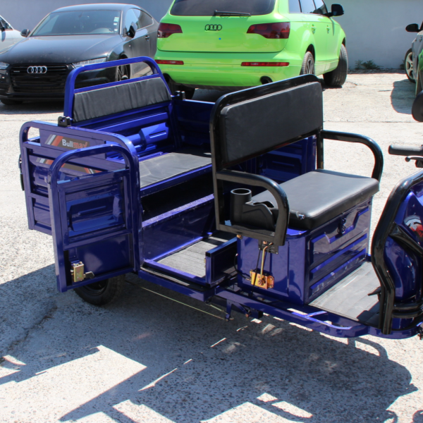 Електрическа карго триколка voltmax cargo pro 3500w – 600 кг товароносимост, 80 км пробег