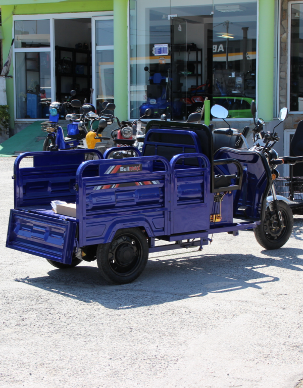 Електрическа карго триколка voltmax cargo pro 3500w – 600 кг товароносимост, 80 км пробег