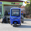 Триместна Електрическа триколка bullmax atlas 3000w с кабина – 72v 32ah
