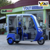 Триместна Електрическа триколка bullmax atlas 3000w с кабина – 72v 32ah