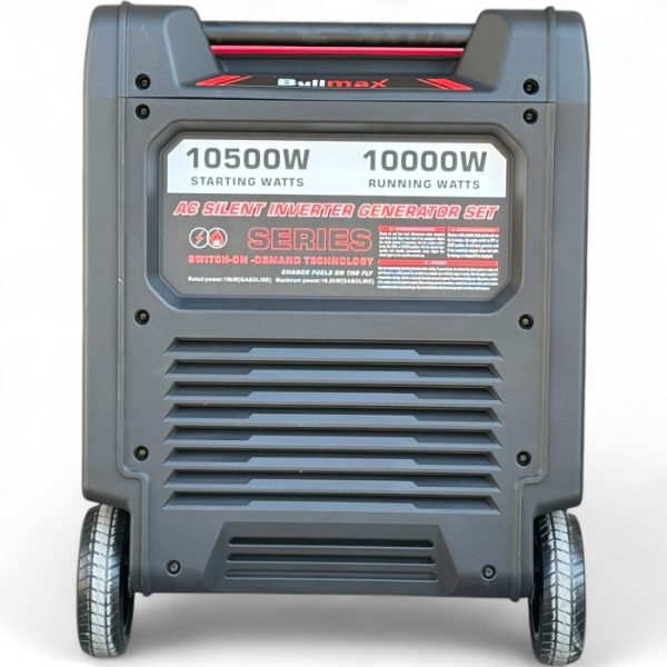 Комбиниран обезшумен инверторен генератор за ток bullmax 10500i, 10.5kw, монофазен, трифазен, чиста синусоида