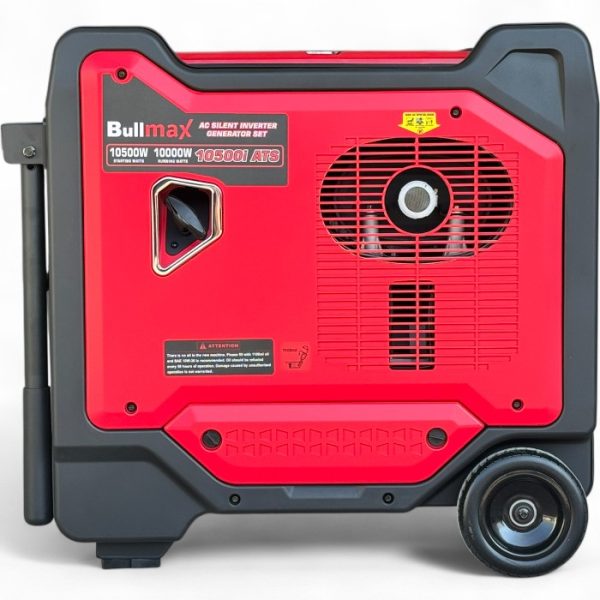 Комбиниран обезшумен инверторен генератор за ток bullmax 10500i, 10.5kw, монофазен, трифазен, чиста синусоида