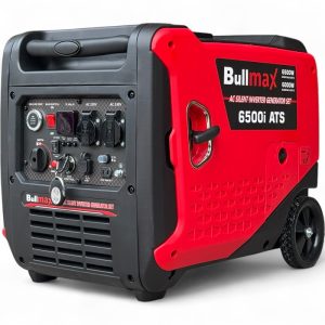 Инверторен обезшумен генератор за ток bullmax 6500i, 6kw, avr, преносим, чиста синусоида, дистанционно